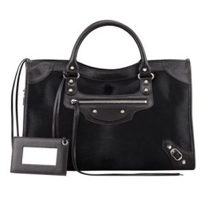 Classic Calf Hair City Bag